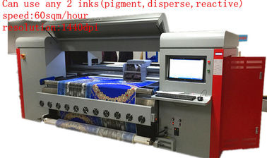 Porcellana grande stampante 1440 del tessuto di Digital di dpi con Acide/diffusione/l&#039;inchiostro reattivo fabbrica