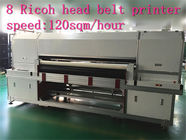 Stampa di Digital delle stampanti dell'inchiostro del pigmento della cinghia sulla testa dei tessuti Ricoh 1500 chili
