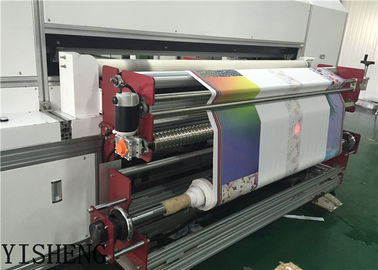 Porcellana Stampante del tessuto di Omero Kyocera Digital/stampa a getto di inchiostro di Digital per il tessuto 10 chilowatt fabbrica